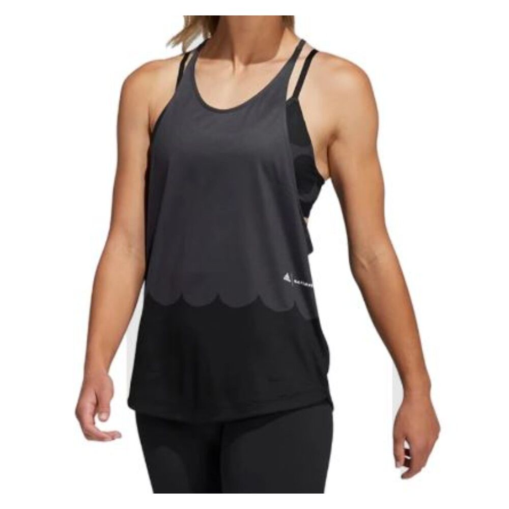 NWT adidas X marimekko Carbon & Black Athletic Training Tank Top Size 2X
